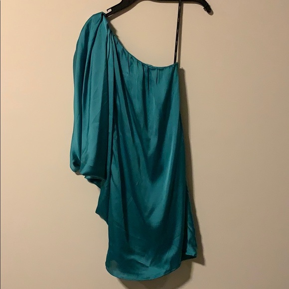 Very J Dresses & Skirts - Aqua one shoulder dress